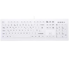 Klaviatūra Cherry CHERRY AK-C8100F-UVS-W/UK klaviatūra Medyczna USB QWERTY British English Baltas
