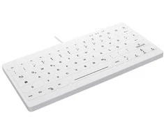 Klaviatūra Cherry HYGIENE MINI ULTRAPLOKŠČIAS UŽRAŠŲ KNYGELĖ/STILIUS AK-C4112F SER MEDICA KB GR