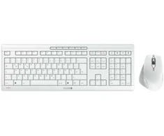 Klaviatūra CHERRY STREAM DESKTOP COMFORT - DE Baltas