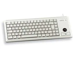 Klaviatūra CHERRY G84-4400 TRACKBALL - PALE Pilkas