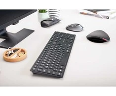 Cherry KW 9100 SLIM US-ENG Klaviatūra - WIRELESS Juodas US-ENGLISH INTE