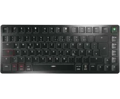CHERRY KW X ULP 2.0 MINI, klaviatūra - juodas, DE-išdėstymas, Cherry MX Ultra Low Profile Tactile