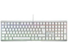 Klaviatūra CHERRY XTRFY MX 3.1 - Pełny dydis - Podświetlenie - USB-C - QWERTZ - Niemiecki - Przełącznik kluczykowy: CHERRY MX2A Ruda - balta