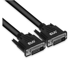 Club 3D Club3D kabelis DVI-D dviguba jungtis (24+1), 10m, dvikryptis, 28 AWG