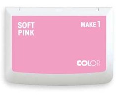 Colop PODUSZKA DO STEMPLI 90x50mm COLOP MAKE1 155118 SOFT Rožinis/PUDROWY RÓŻ