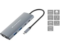 „Conceptronic CONCEPTRONIC“ 10 viename dokas, USB-C-> HDMI, 2xUSB-C, 3xUSB-A, SD laikmena