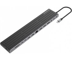 CONCEPTRONIC 14-1 Dock USB-C->2xHDMI/DP/2xUSB-C/+ 18cm sw