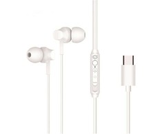 Ausinės Conceptronic BRENDAN03W ausinės/komplektas słuchawkowy su laidu Douszny Połączenia/muzyka USB Type-C Baltas