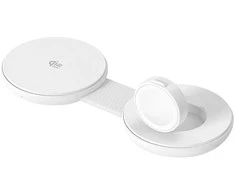 Conceptronic GORGON04W kroviklis įrenginiams przenośnych Išmanusis telefonas, Išmanusis laikrodis Baltas Prąd przemienny Bezprzewodowe ładowanie Wewnętrzna