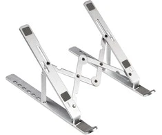 Conceptronic Conceptronic THANA04S nešiojamojo kompiuterio stovas Nešiojamojo kompiuterio stovas Sidabrinis 39,6 cm (15,6 colio)