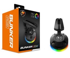 Ausinės COUGAR CGR-XXNB-HS1RGB Laikiklis Laisvų rankų įranga Juoda