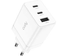 „Cudy“ 3 prievadų 67 W USB-C įkroviklis su ES kištuku