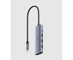 CUDY UH405 5 viename USB-C šakotuvas su HDMI 4K