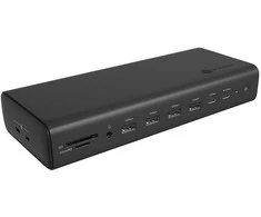 ICY BOX USB-C 17w1 | 2x HDMI 2.0 4K@60Hz | 2x DP 1.4 8K@60Hz | 2x USB-C 4K@60Hz | PD 3.1 do 140W