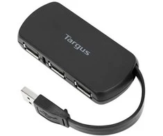 D USB2.0 HUB 4Port Targus passiv Juodas