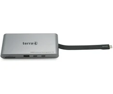 Wortmann TERRA MOBILE įkrovimo stotelė 770 USB-C dviejų ekranų įkrovimo stotelė kelionėms!