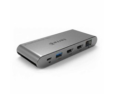 Wortmann TERRA MOBILE įkrovimo stotelė 770 USB-C dviejų ekranų įkrovimo stotelė kelionėms!