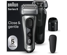 Braun Series 8 8567cc Skustuvas Apkarpymo mašinėlė Juoda, Sidabras