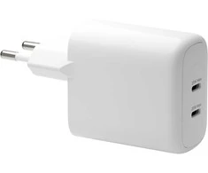 dbramante1928 - Įkroviklis - Sieninis įkroviklis GaN - 2x USB-C 25W EU - Baltas