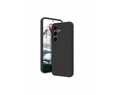 Dėklas D Bramante Nuuk - Tylny pokrowiec na telefon - Wielka paczka - Tworzywo sztuczne - Juodas - dla Samsung Galaxy S24 FE
