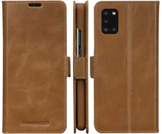 Dėklas D Bramante dbramante1928 Copenhagen Slim - Flip-Okładka na telefon - skóra su fakturą - jasnobrązowy - do Samsung Galaxy A52