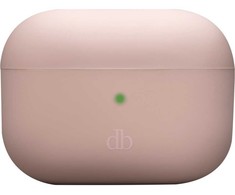 dbramante dbramante1928 Costa Rica - Tasche fur kabellose Ohrhorer - Silikon, recycelter Kunststoff - rosa sandfarben - fur Apple AirPods Pro (2. Generation)