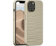 Dėklas dbramante1928 Dune - Hintere Abdeckung fr Mobiltelefon - 100 % recycelter Kunststoff - Sand - fr Apple iPhone 14 Pro Max