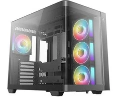 DeepCool CG530U 4F ATX Panoramaglas 4x ARGB juodas