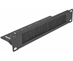 Delock 66845 - Cable management panel - Juodas - Metal - 1U - China - 25.4 cm (10")