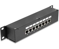 Delock 10? Kupplungs-Patchpanel 8 Port Cat.6