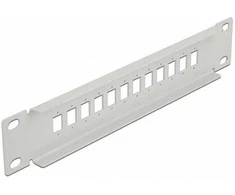 Delock 10? LWL Patchpanel 12 Port für SC Simplex / LC Duplex 1 HE grau