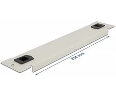 Delock 66629 - Blind panel - Pilkas - Metal - 1U - 25.4 cm (10") - 44.5 mm
