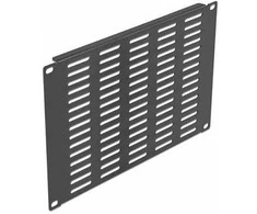 Delock 10? Netzwerkschrank Panel mit Lüftungsschlitzen horizontal 4 HE juodas