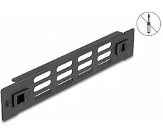 Delock 66984 - Vented blank panel - Juodas - Metal - 1U - China - 25.4 cm (10")