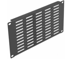 Delock 10? Netzwerkschrank Panel mit Lüftungsschlitzen horizontal 3 HE juodas
