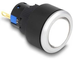 Delock 16 mm Kunststoff Signallampe baltas / Lötversion