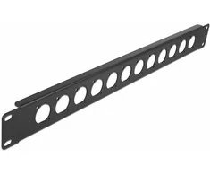Delock 19? D-Typ Patchpanel 12 Port juodas