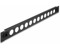 Delock 19? D-Typ Patchpanel 12 Port werkzeugfrei juodas
