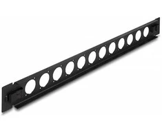 Delock 19? D-Typ Patchpanel 12 Port werkzeugfrei juodas