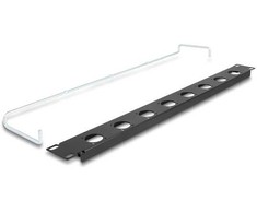 Delock 19? D-Typ Patchpanel mit Entlastungsschiene 8 Port 1 HE juodas