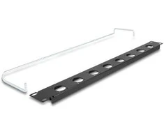 Delock 19? D-Typ Patchpanel mit Entlastungsschiene 8 Port 1 HE juodas