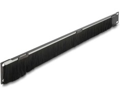 Delock Delock - Rack-Burstenleiste - Unten offen - Dunkelgrau - 1U - 48.3 cm (19'')
