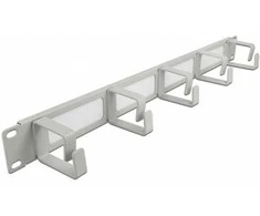 Delock 66544 - Cable management panel - Pilkas - Metal - 1U - 483 mm - 65 mm