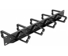 Delock DeLOCK 66850, Cable management panel, Juodas, Metal, Plastic, 1U, China, 48.3 cm (19")