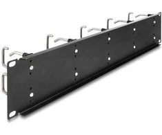 Delock 19? Kabelmanagement Rangierpanel mit 10 Metallbügel 2 HE juodas