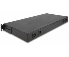 Delock Panel patch panel światłowodowy HD (High Density) 19″ 1U juoda