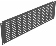 Delock 19? Netzwerkschrank Panel mit Lüftungsschlitzen horizontal 3 HE juodas