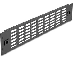 Delock 66987 - Vented blank panel - Juodas - Metal - 2U - China - 48.3 cm (19")