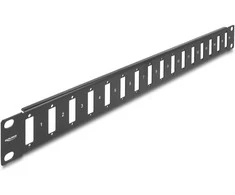 Delock 66077 - Rack mounting - 1U - Juodas - Metal - 44 mm - 482 mm