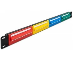 Delock 19? Patchpanel 24 Port Cat.5e 1 HE farbig